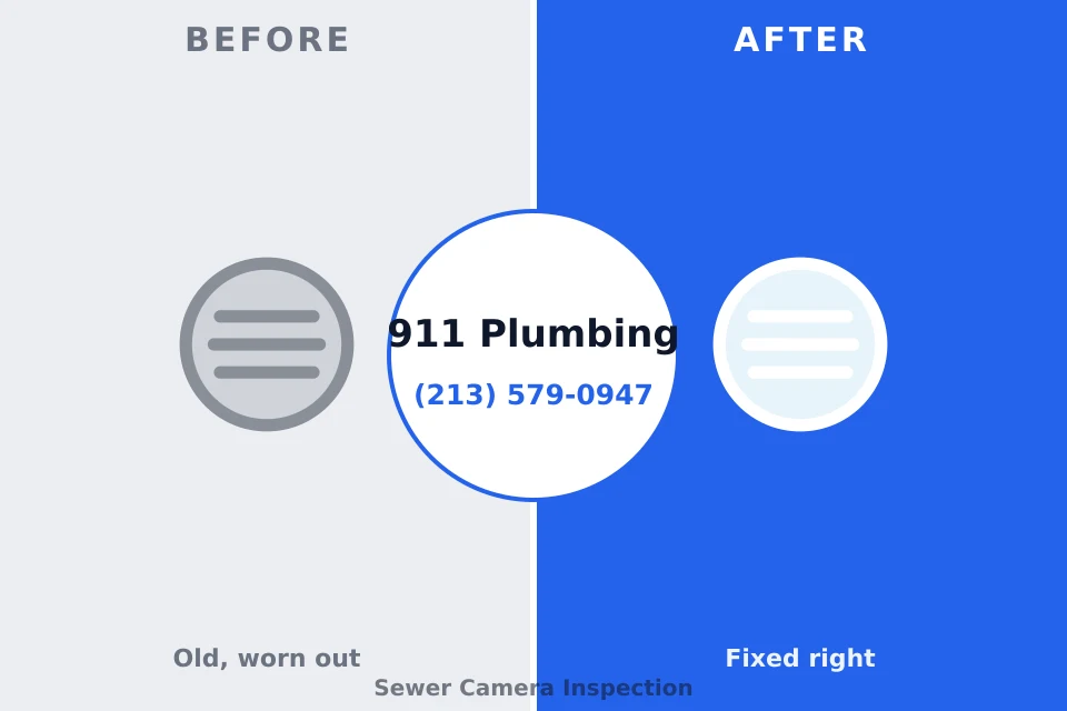 Before and after: plumbing repair Montrose, PA